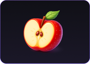 An apple